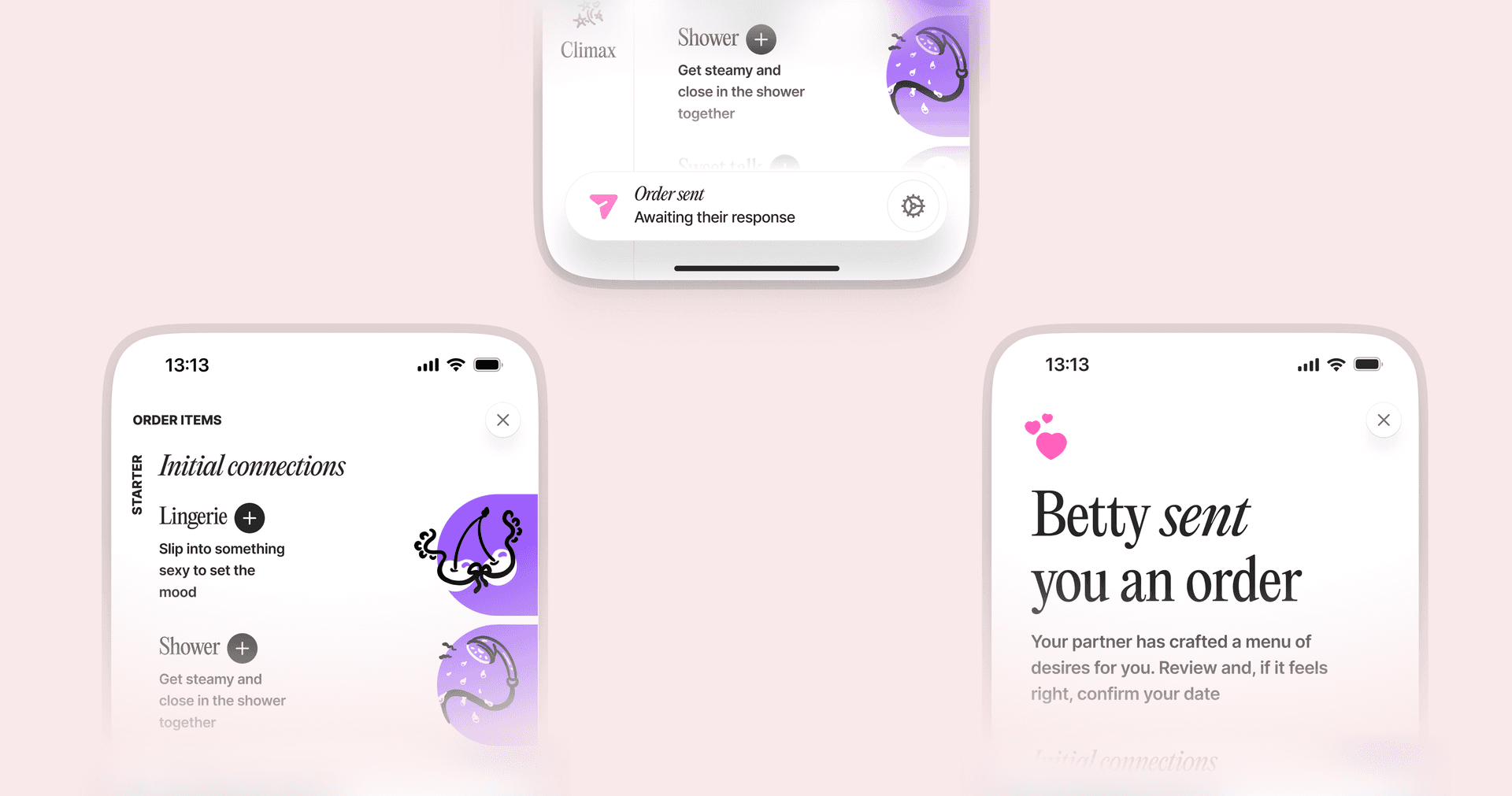 Sex Menu in Cohesa illustration