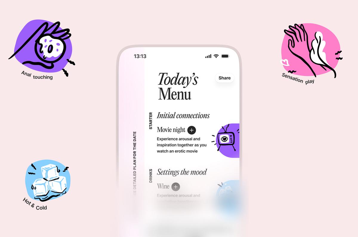 Sex Menu in Cohesa illustration